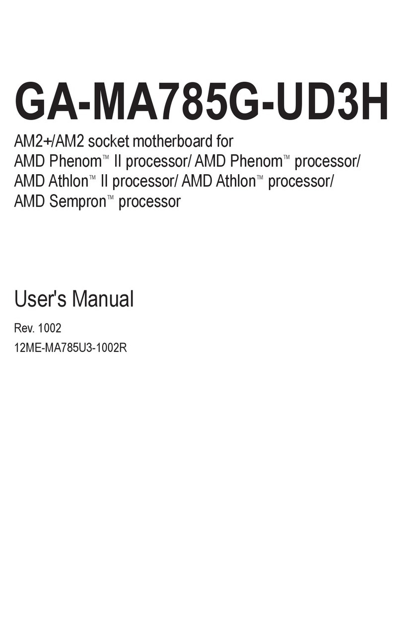 Gigabyte GA-MA785G-UD3H user manual