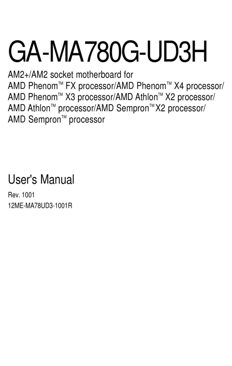 Gigabyte GA-MA780G-UD3H User manual