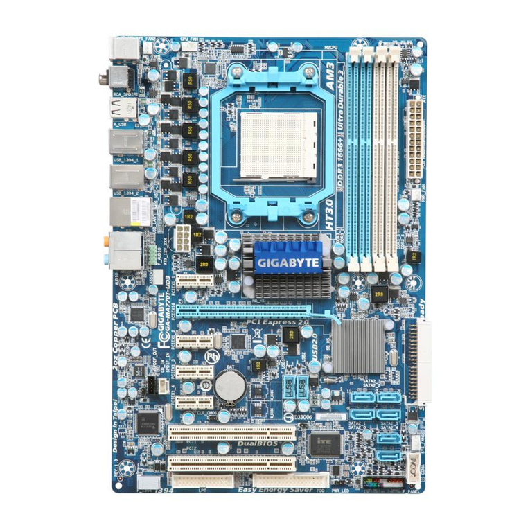 Gigabyte GA-MA770T-UD3 user manual