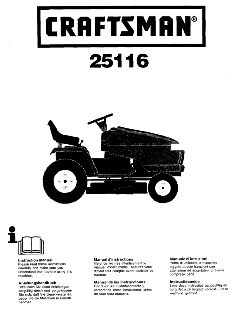 Craftsman 25116 User manual