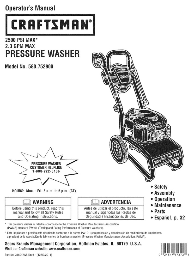 Craftsman 580.752900 User manual