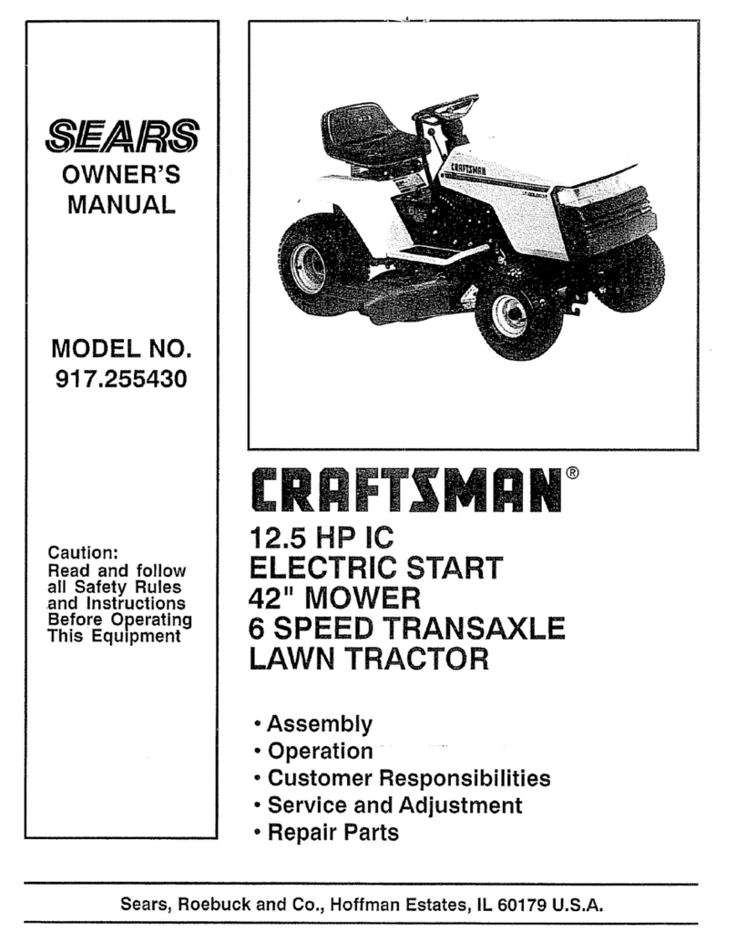 Craftsman 917.255430 User manual