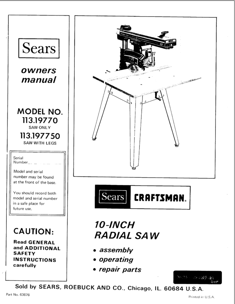Craftsman 113.19770 User manual