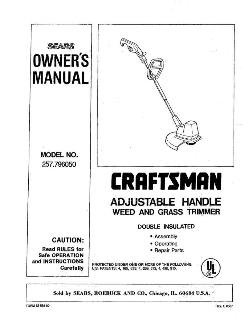 Craftsman 257.796050 User manual