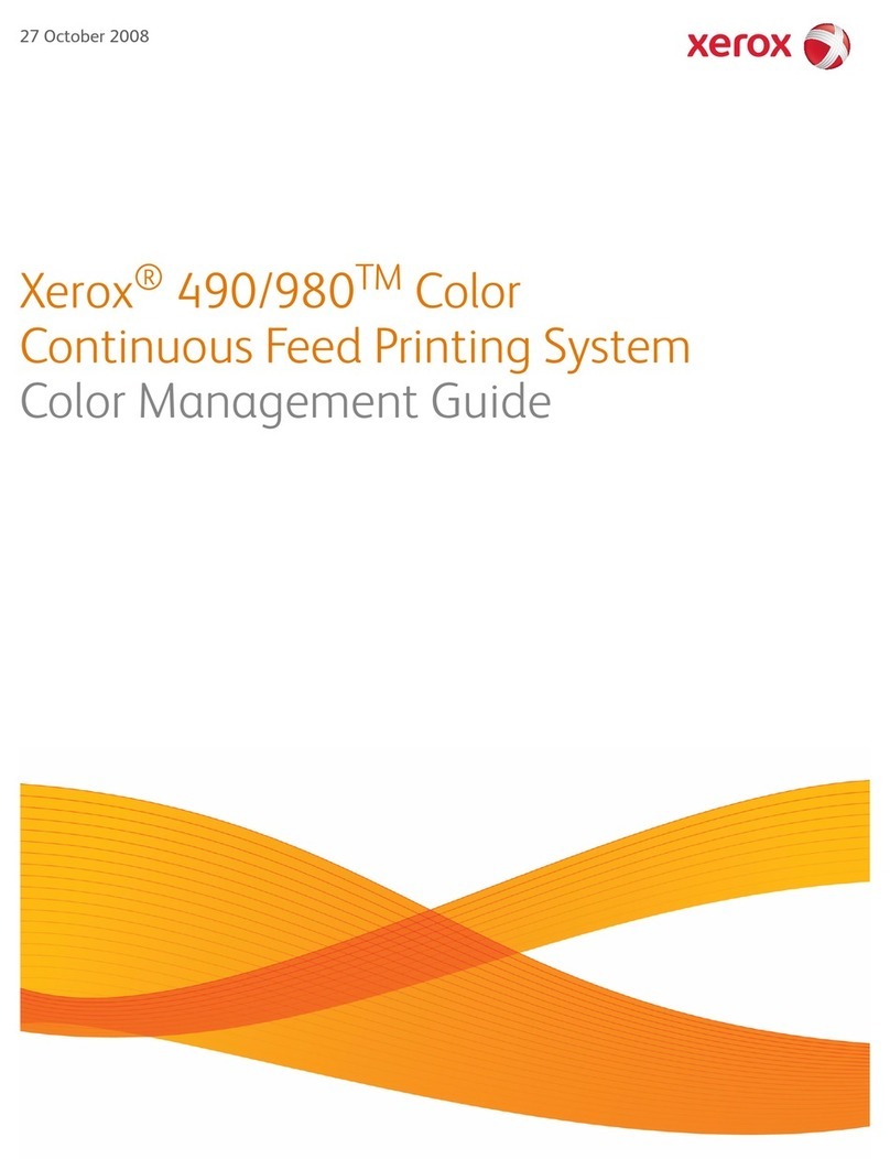 Xerox Document centre 490 Color management guide