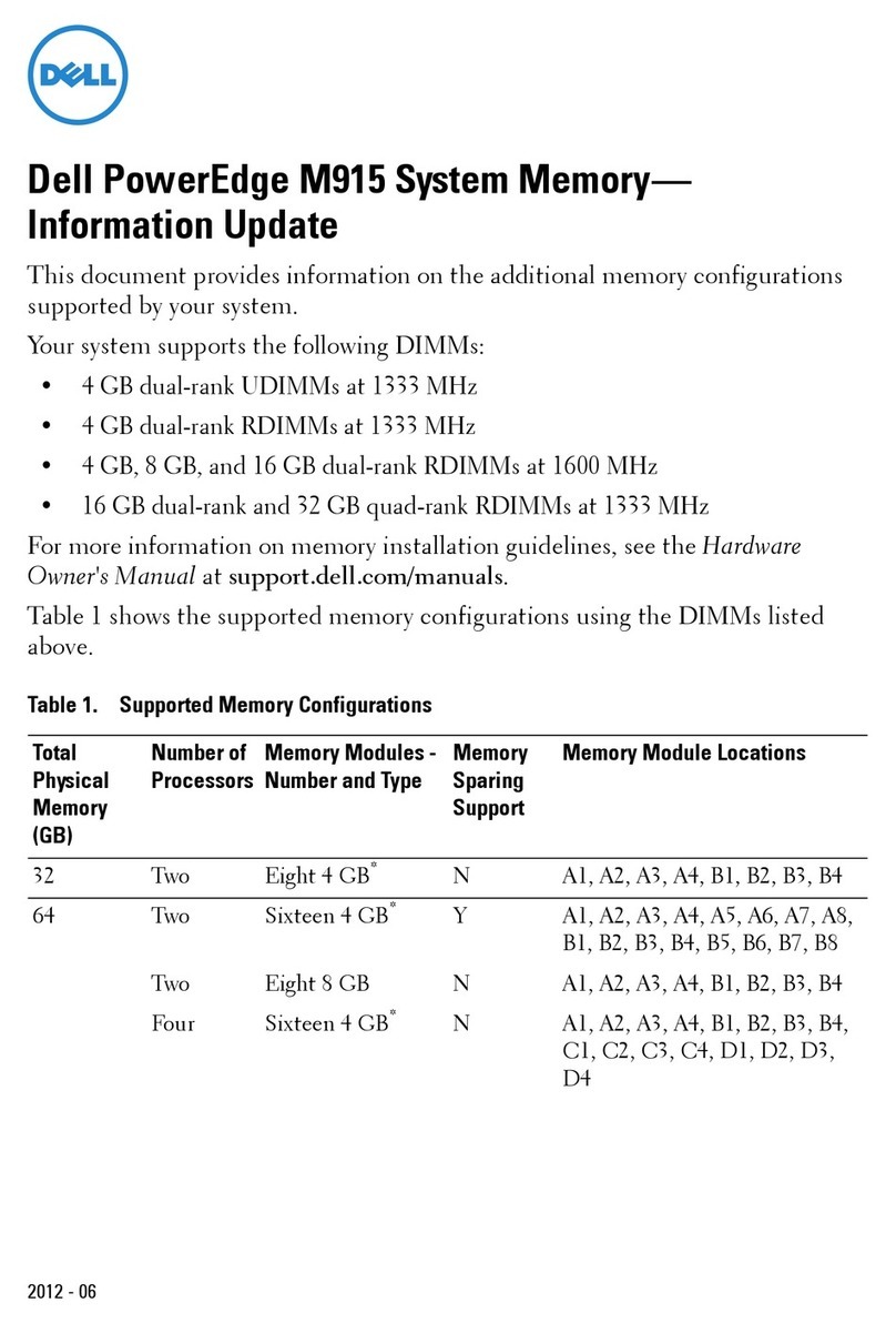 Dell PowerEdge M820 Systems User manual Dell PowerEdge M820 Systems User manual