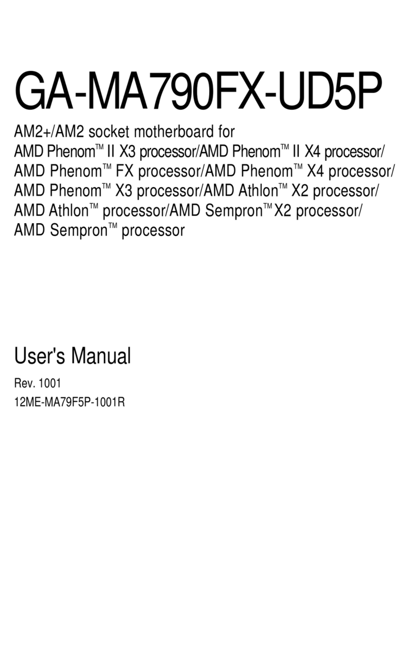 Gigabyte GA-MA790FX-UD5P User manual