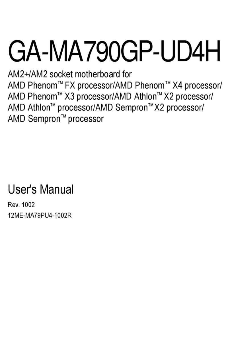 Gigabyte GA-MA790GP-UD4H user manual