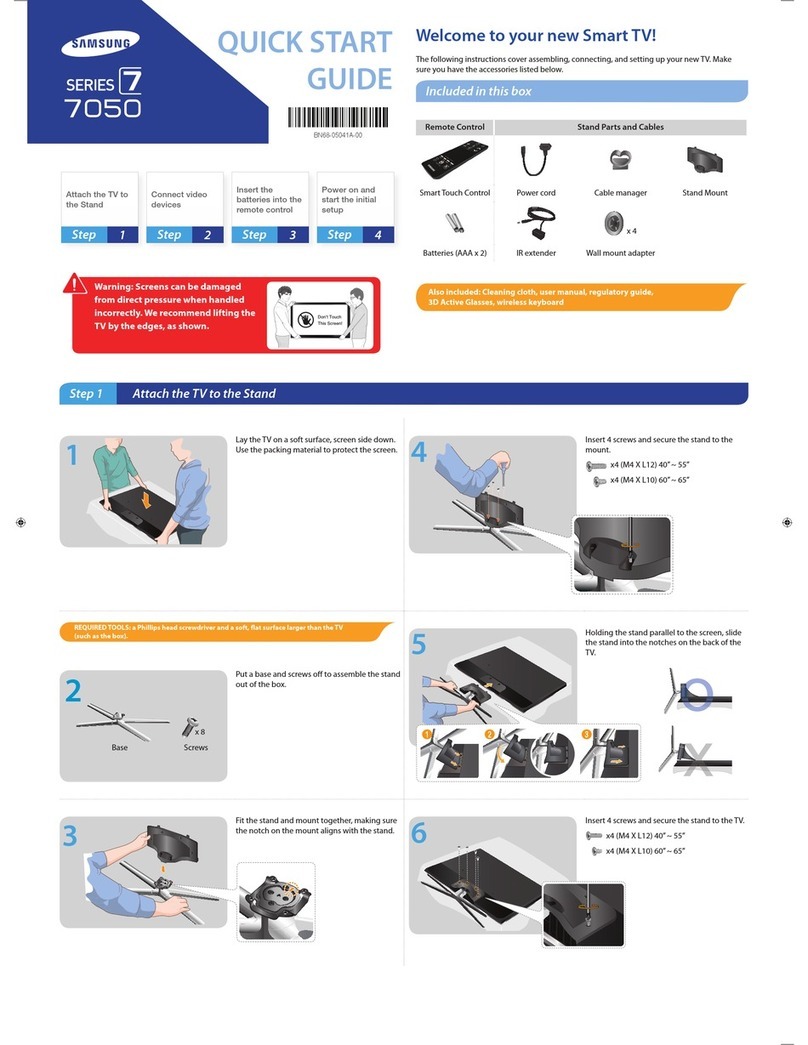 Samsung UN55F7050AF User manual