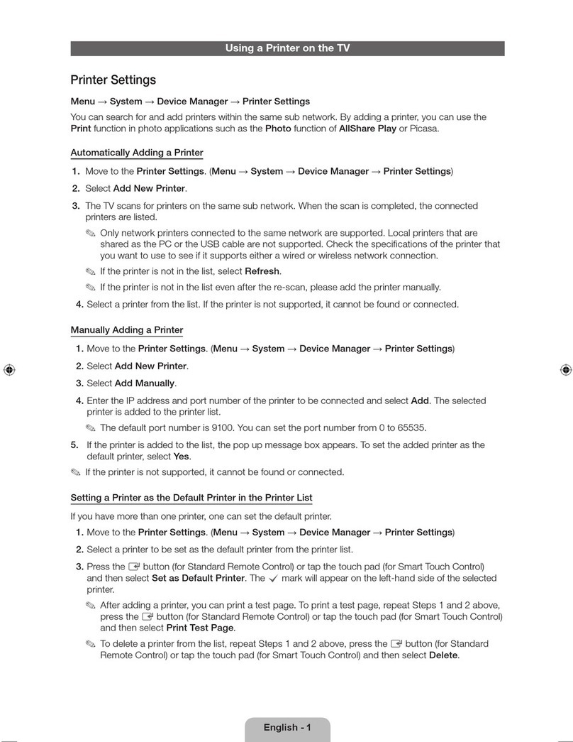 Samsung UN55ES8000G Printer guide
