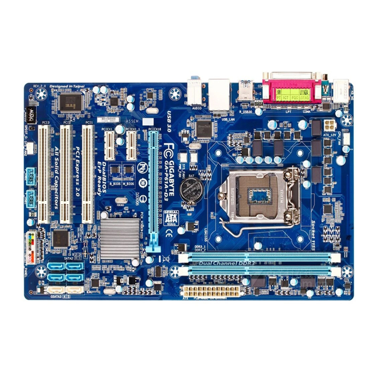 Gigabyte GA-P61A-D3 user manual