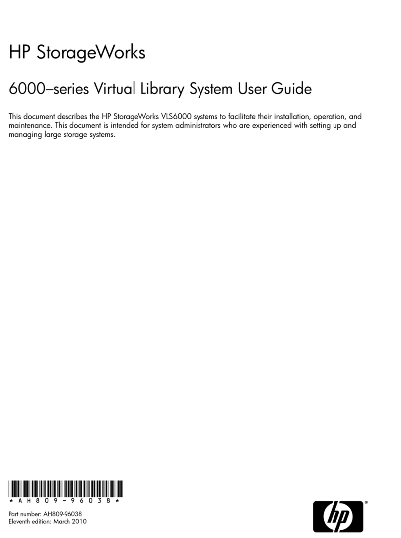 HP StorageWorks 6000 - Virtual Library System User manual