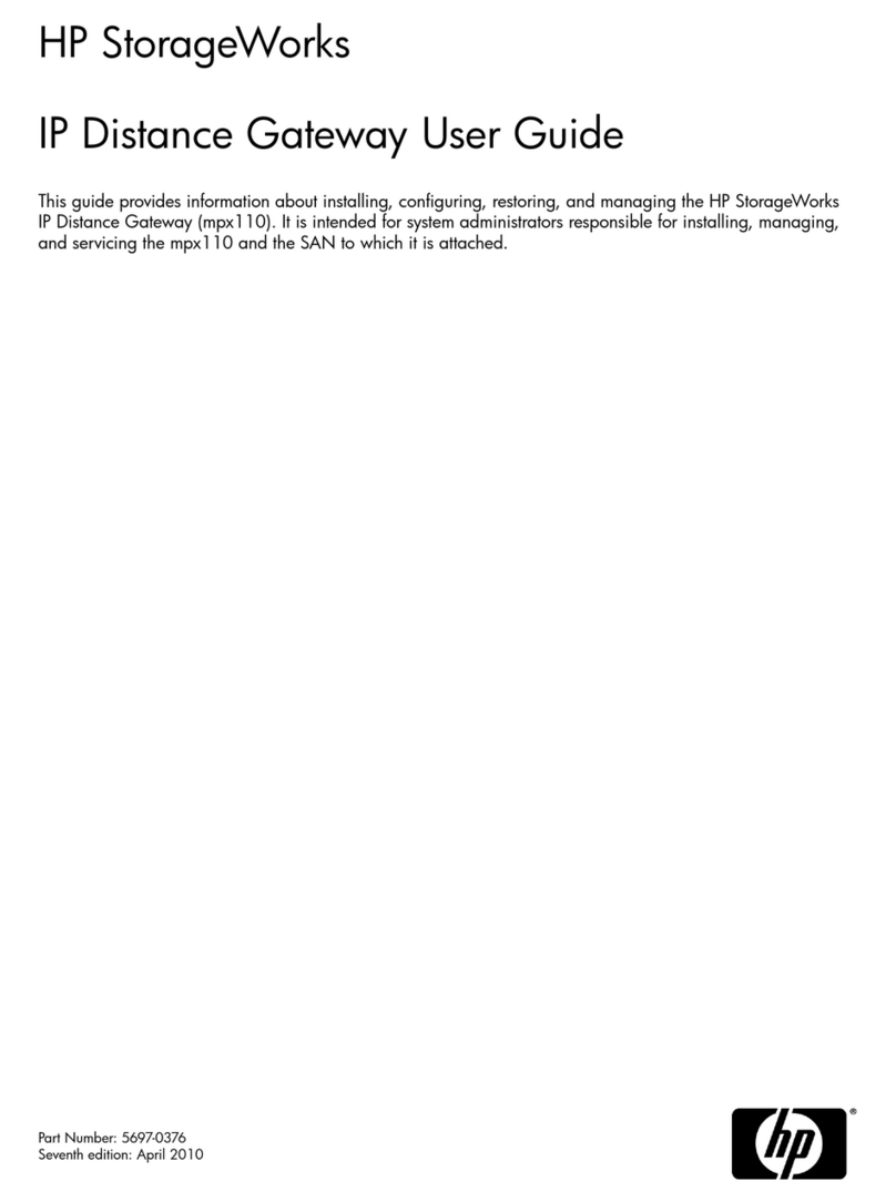 HP StorageWorks 6100 - Enterprise Virtual Array User manual