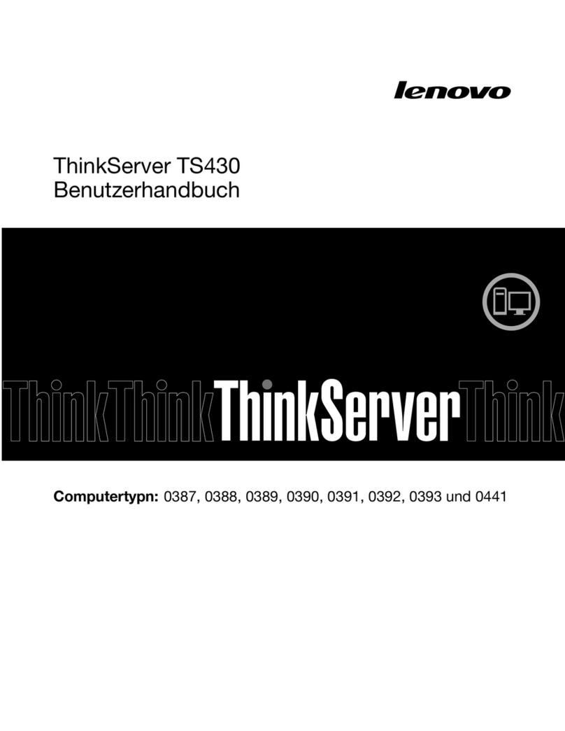 Lenovo ThinkServer TS430 Instructions for use