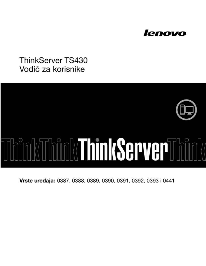 Lenovo ThinkServer TS430 Guide Lenovo ThinkServer TS430 Guide