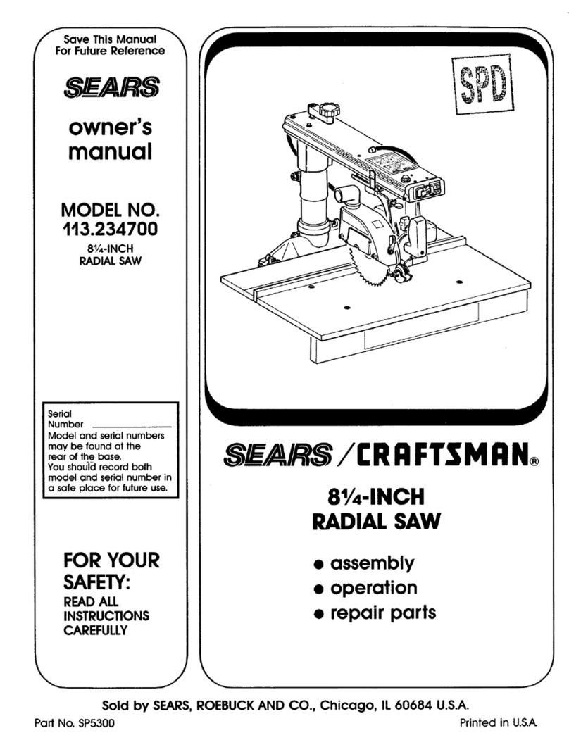 Craftsman 113.234700 owner's manual