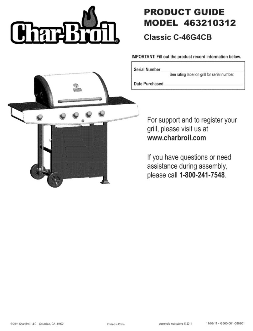 Char-Broil 463210312 User manual