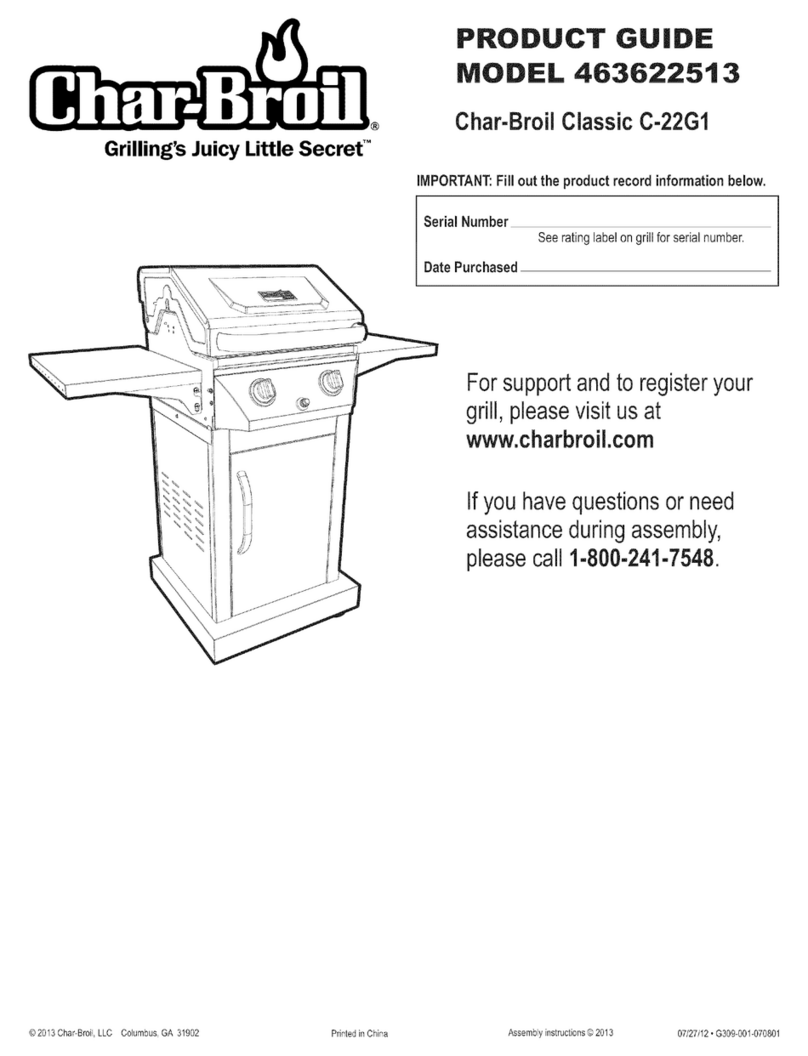 Char-Broil 463622513 Product guide