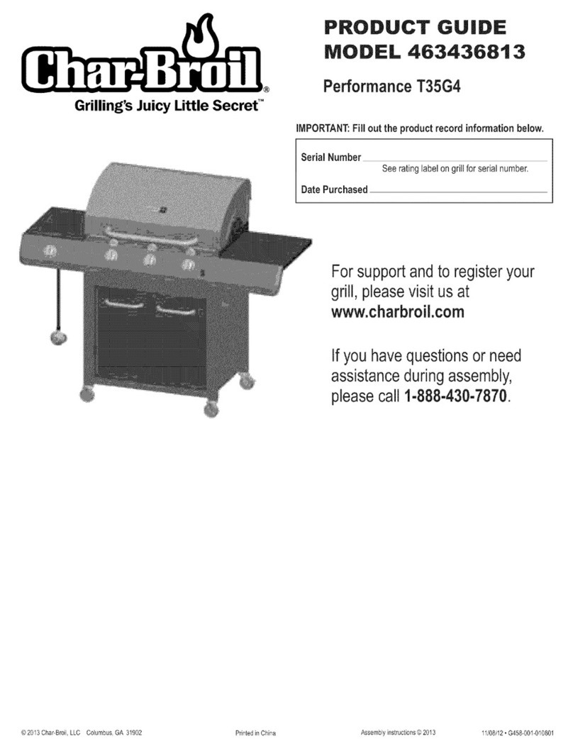 Char-Broil 463436813 User manual