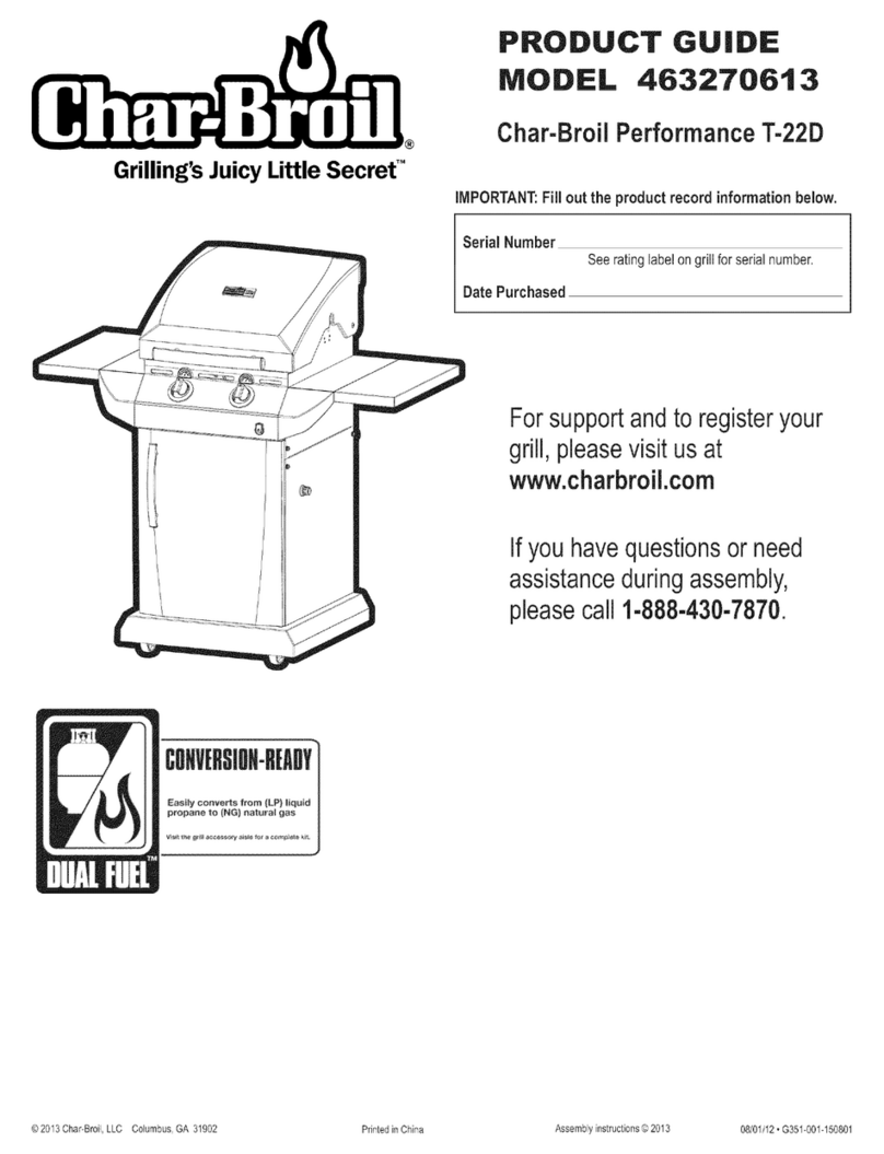 Char-Broil 463270613 Product guide Char-Broil 463270613 Product guide