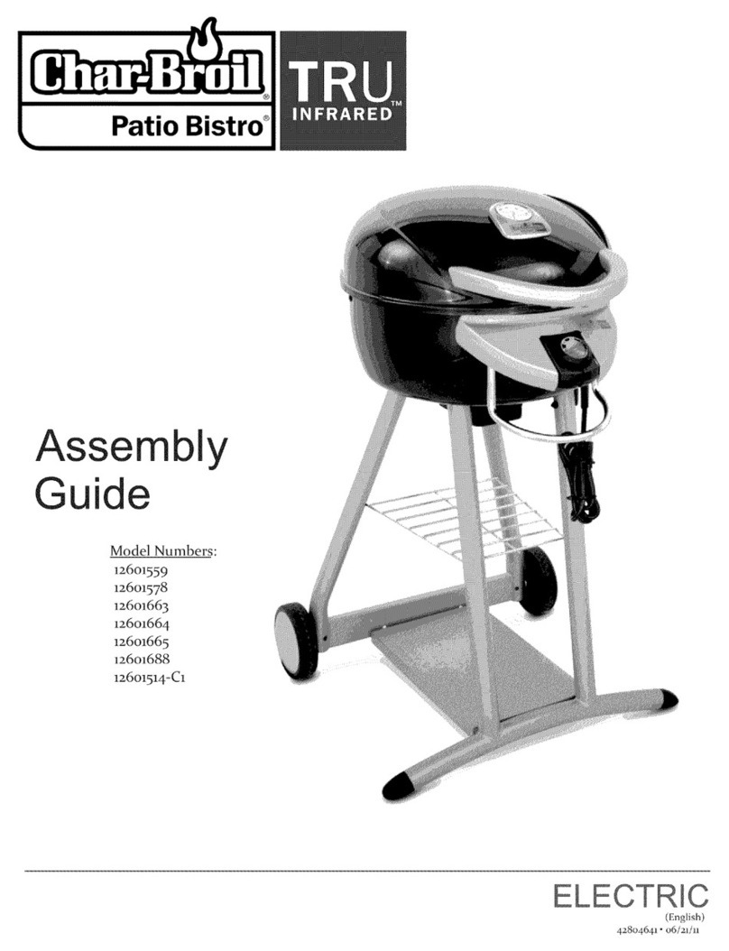 Char-Broil Patio Bistro TRU Infrared 12601578 User manual