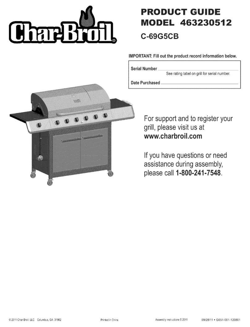 Char-Broil 463230512 User manual