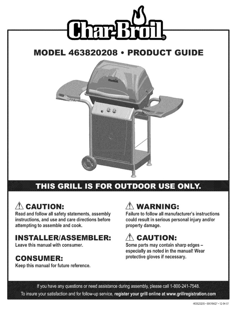Char-Broil 463820208 Product guide
