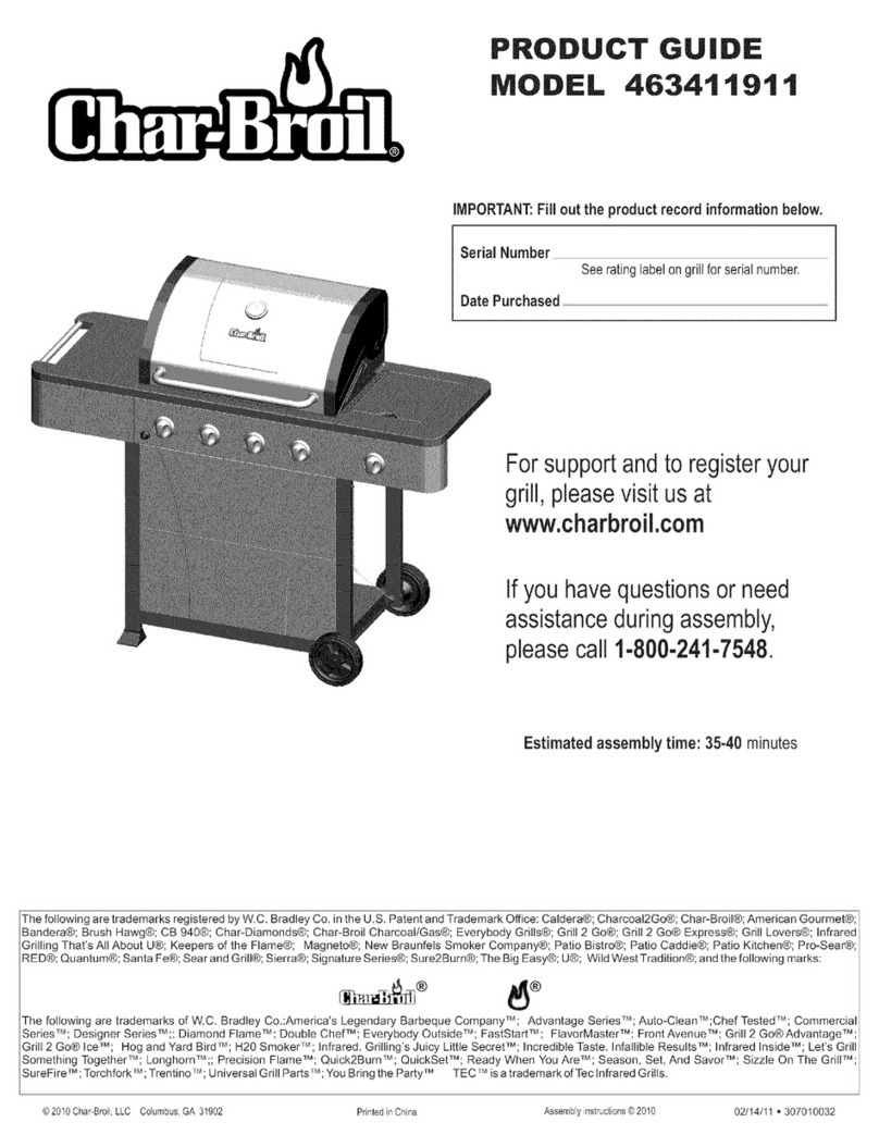 Char-Broil 463411911 User manual