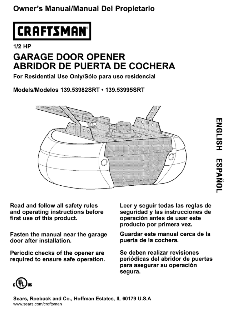 Craftsman 139.53995SRT owner's manual