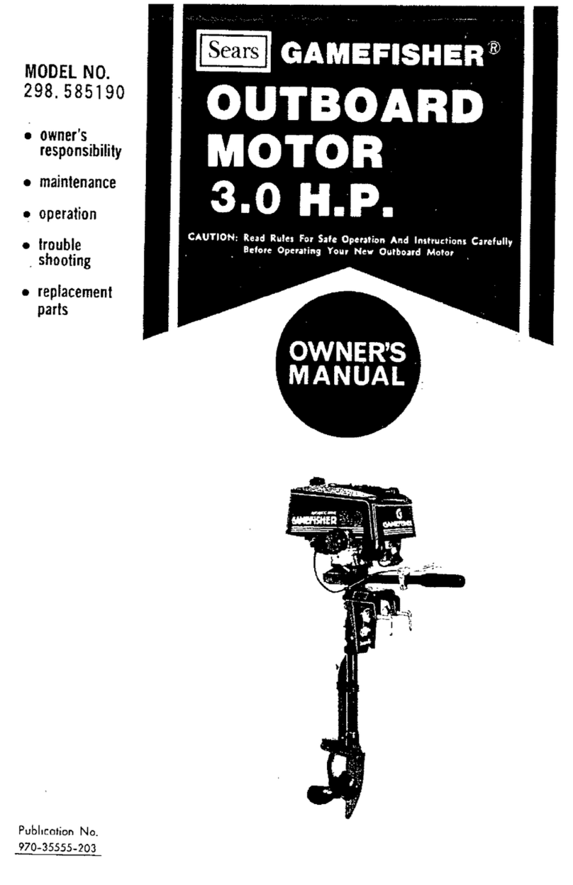 Craftsman GameFisher 298.585190 owner's manual