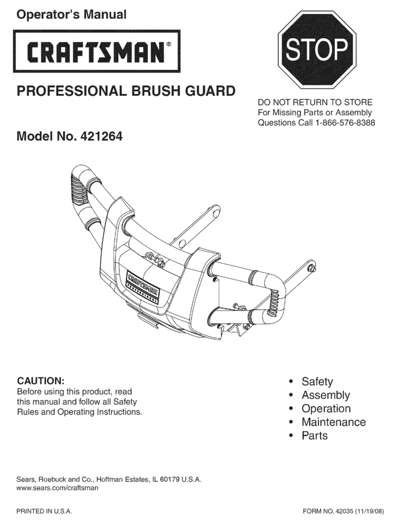 Craftsman 421264 Operator's manual
