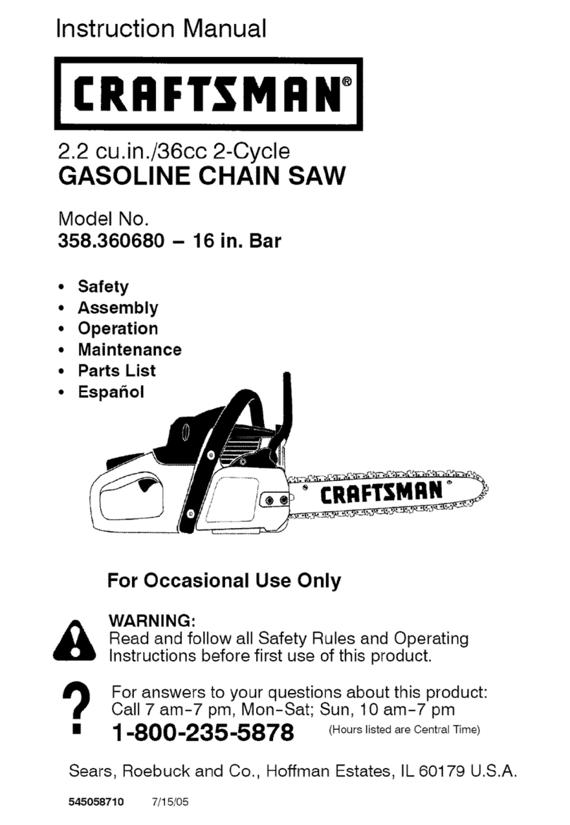 Craftsman 358.360680 User manual