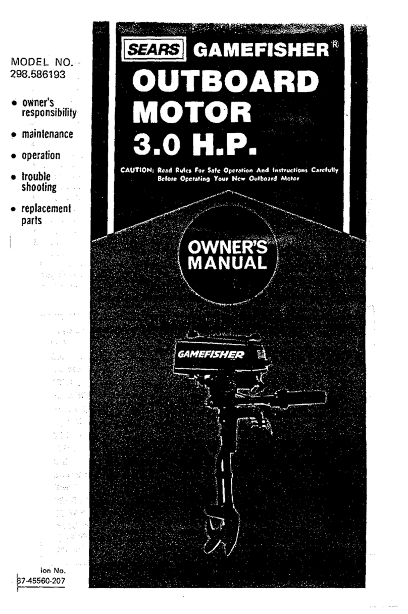 Craftsman Gamefisher 298.586193 owner's manual
