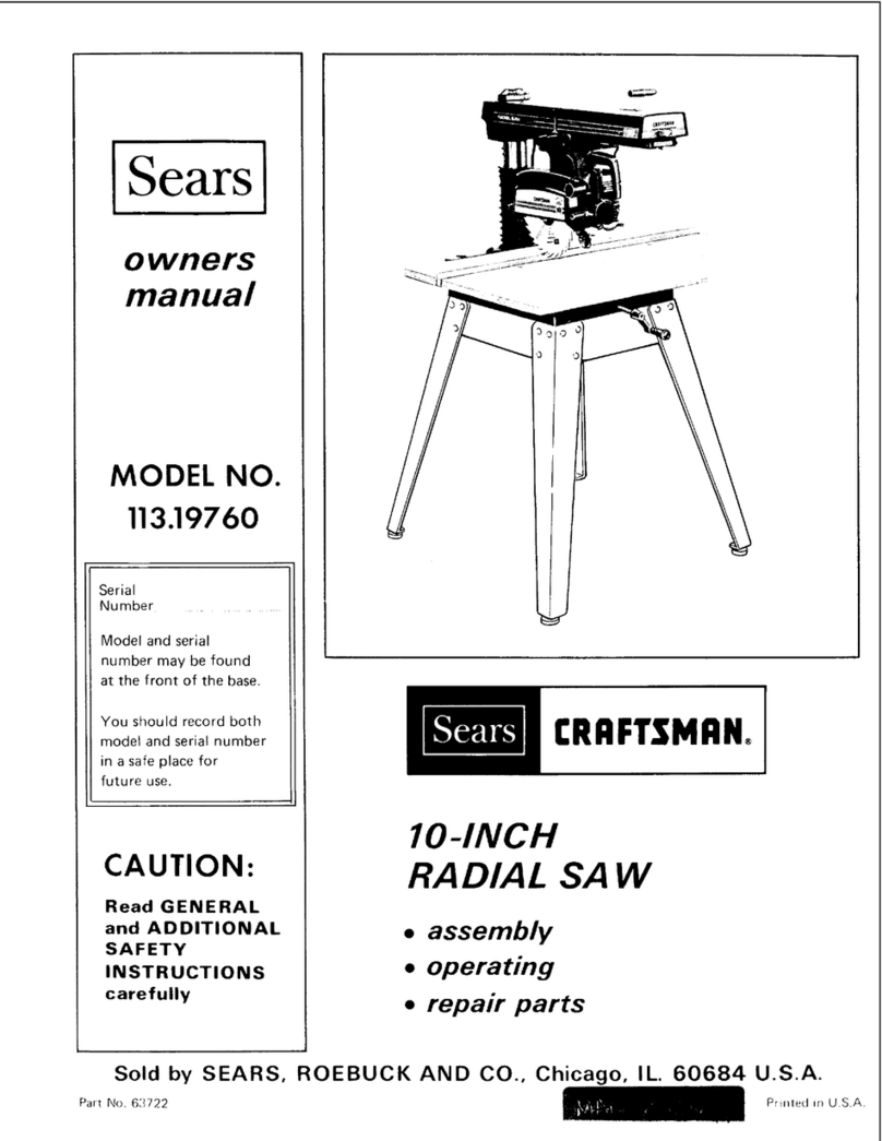 Craftsman 113.19760 User manual