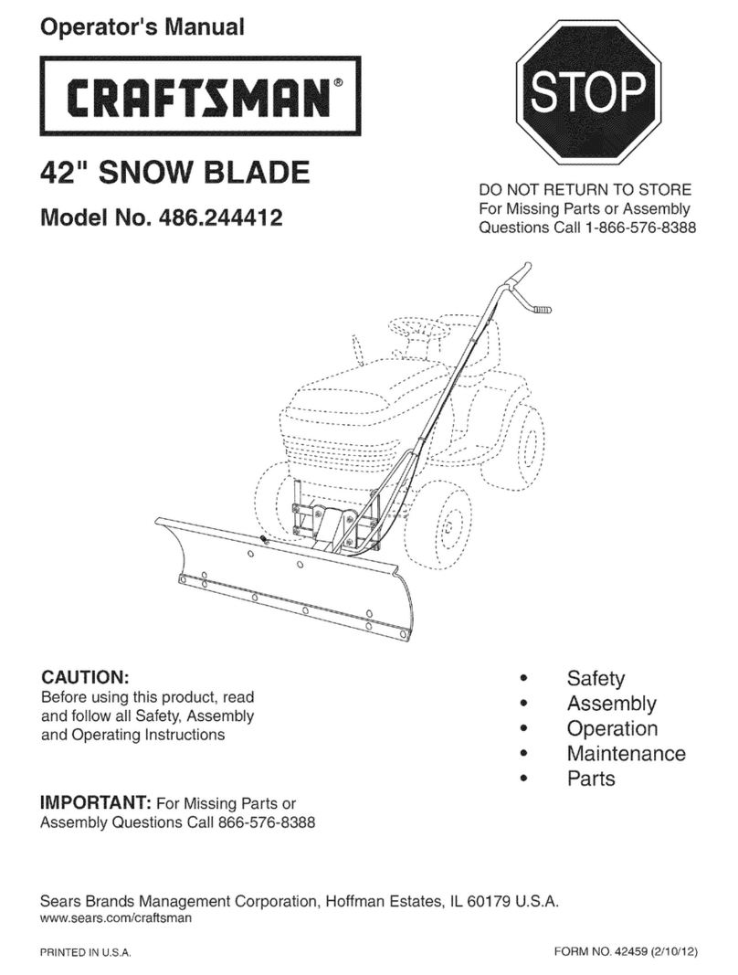 Craftsman 486.244412 User manual