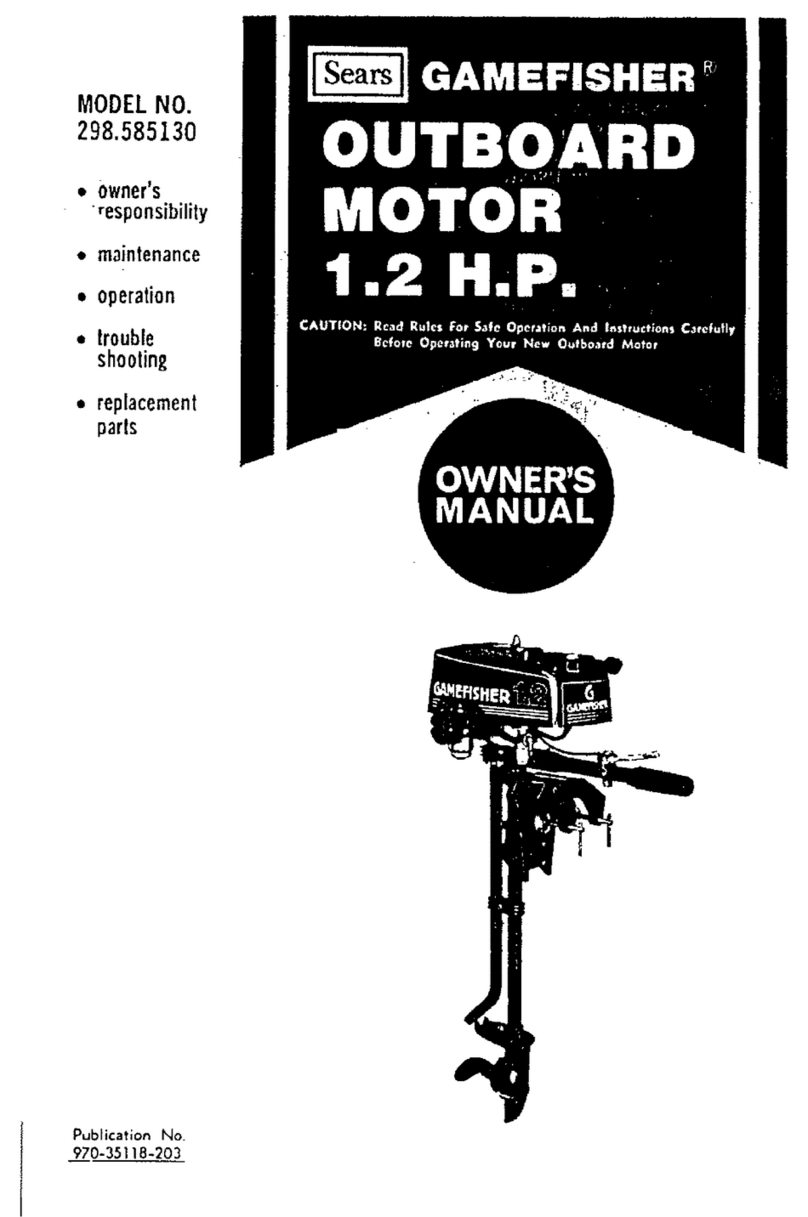 Sears Gamefisher 298.585130 owner's manual