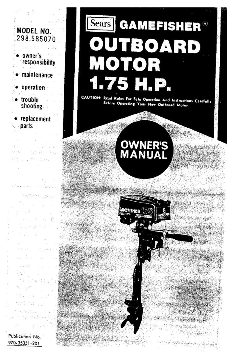 Craftsman Gamefisher 298.585070 owner's manual
