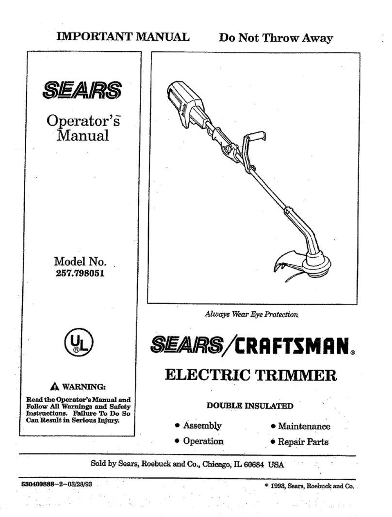Craftsman 257.798051 Important Important manual