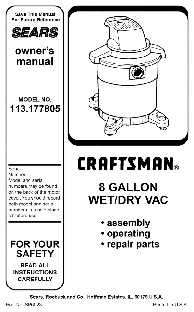 Sears Craftsman 113.177805 User manual