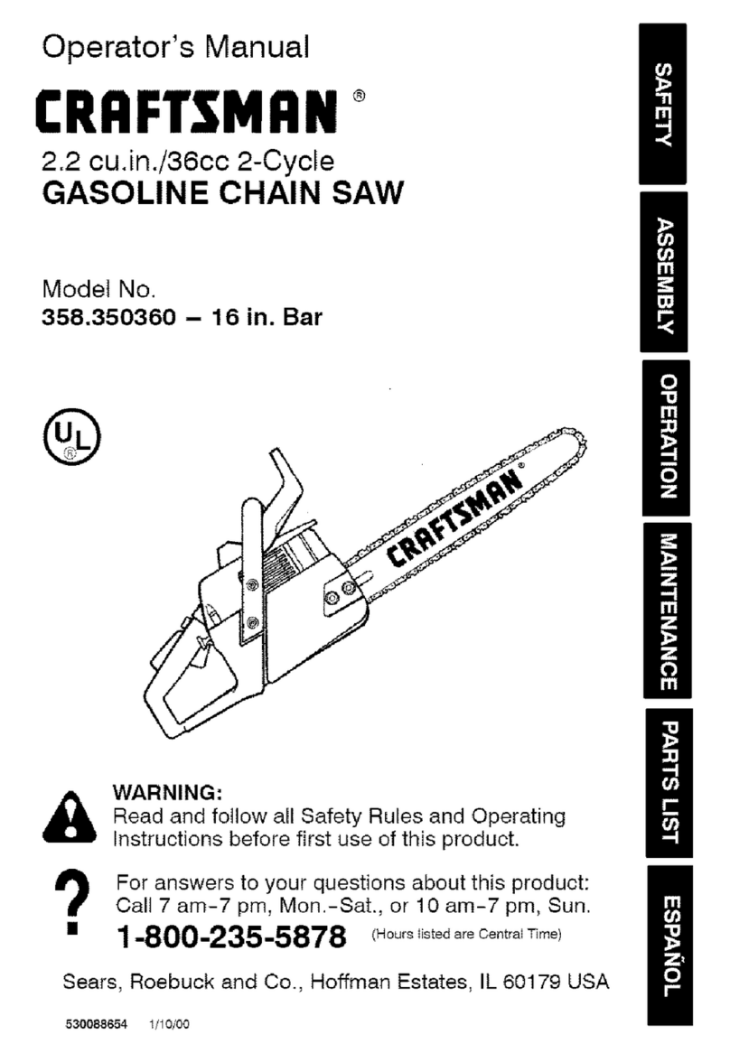 Craftsman 358.350360 User manual