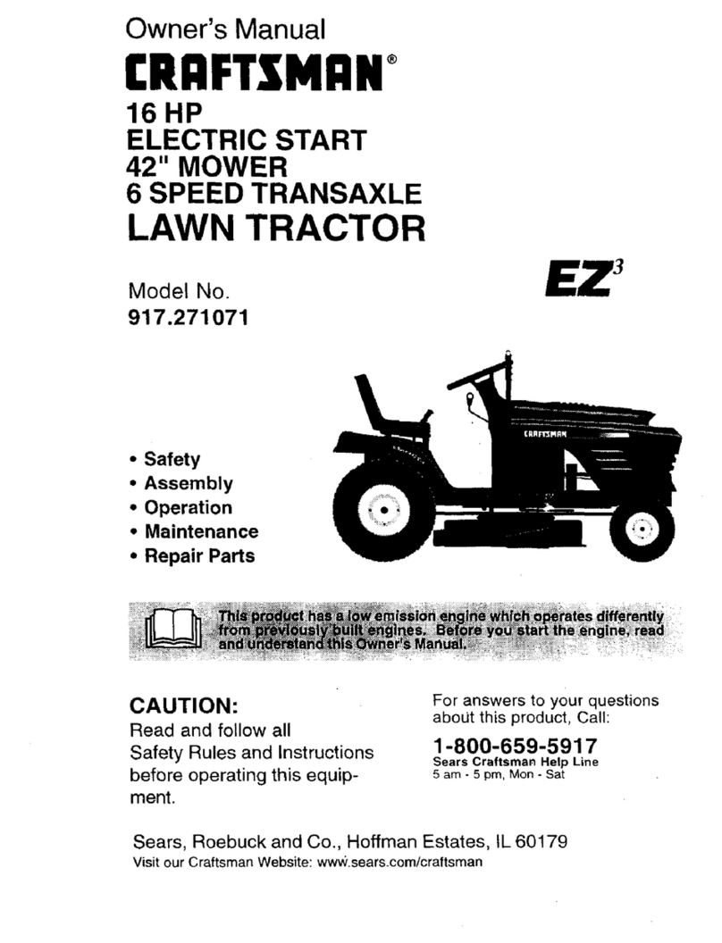 Craftsman EZ3 917.271071 owner's manual
