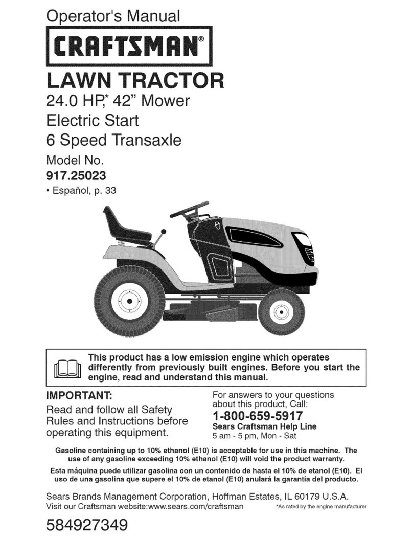 Craftsman 917.25023 Operator's manual