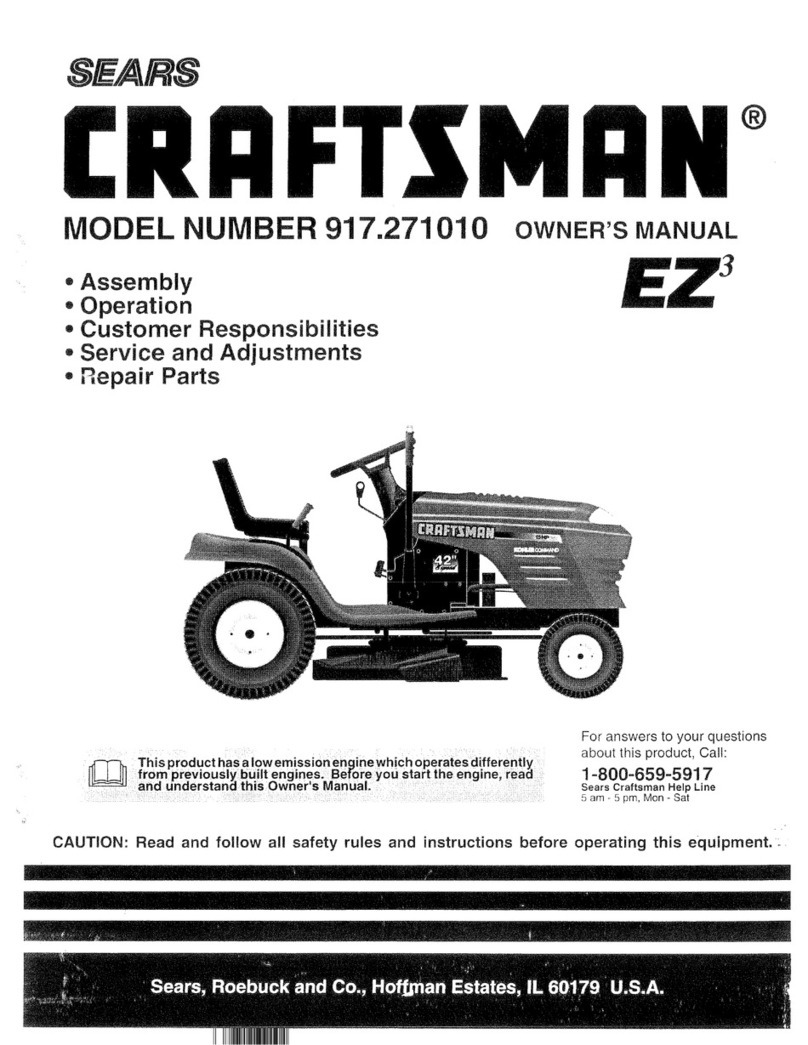 Sears Craftsman EZ3 917.271010 owner's manual