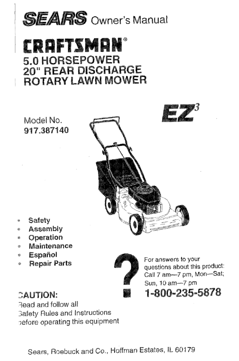 Craftsman EZ 917.387140 owner's manual