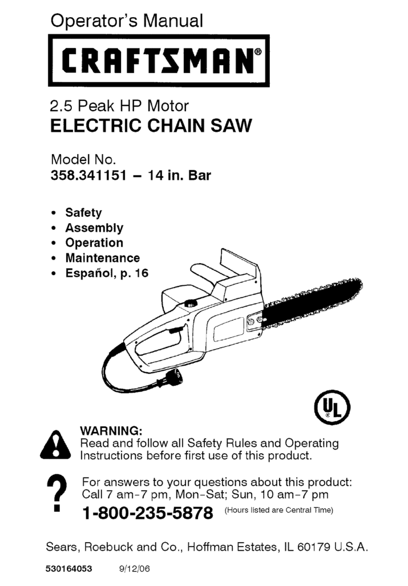 Craftsman 358.341151 User manual