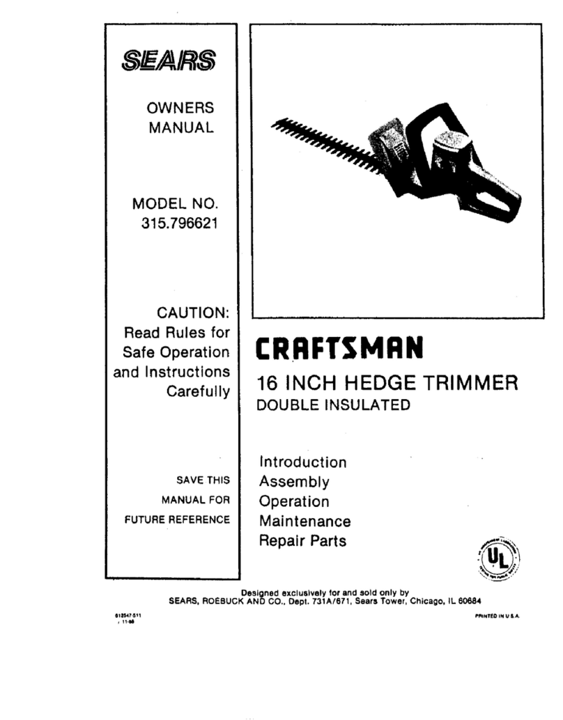 Craftsman 315.796621 owner's manual
