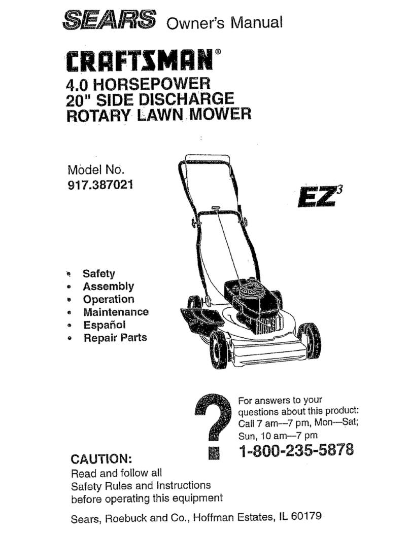 Sears Craftsman EZ3 917.387021 owner's manual