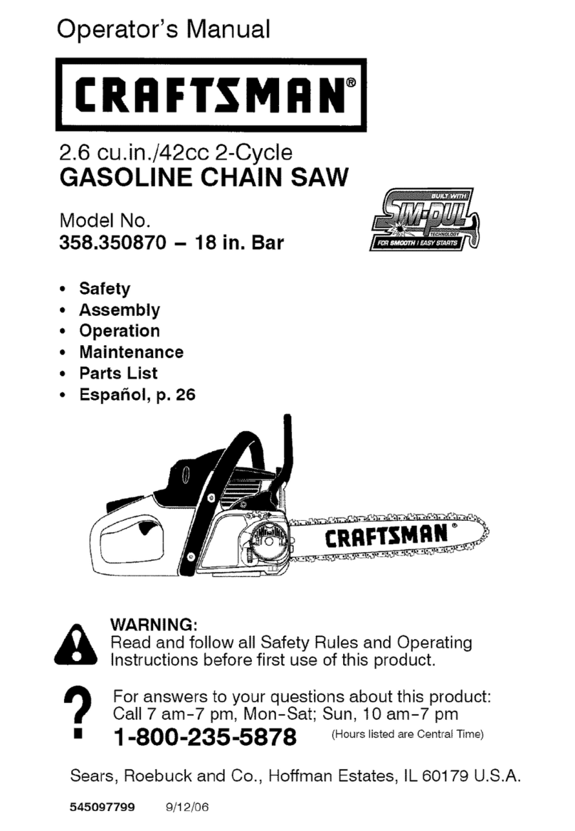 Craftsman CRAFTSMAN 358.350870 User manual