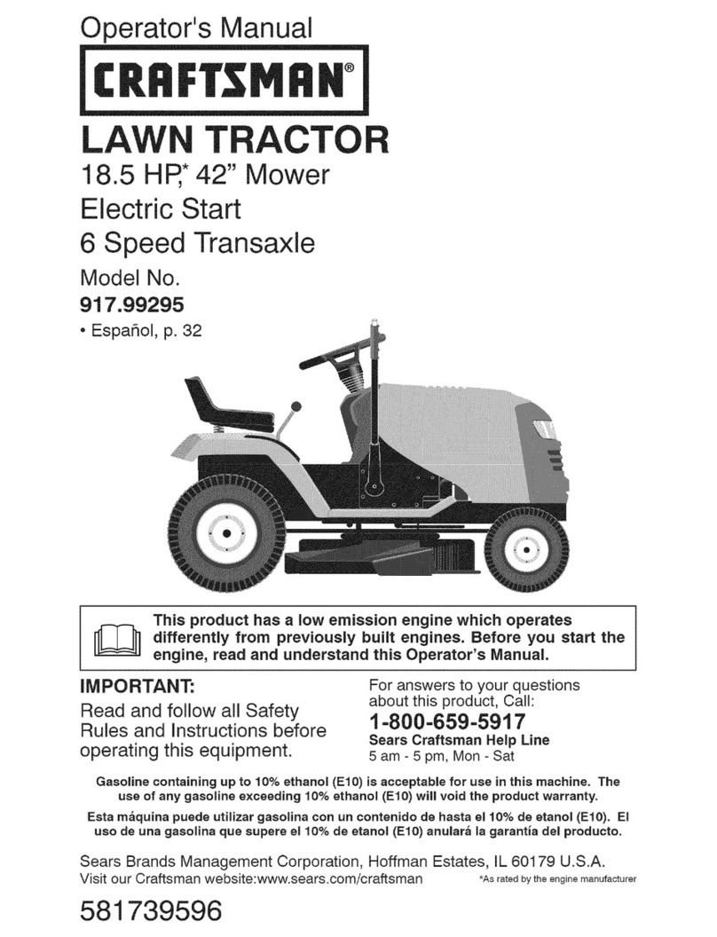 Craftsman 917.99295 Operator's manual