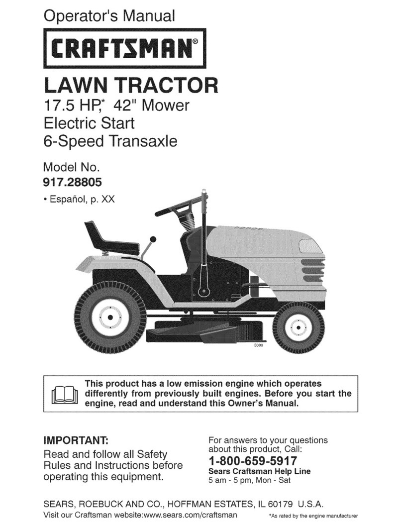 Craftsman 917.28805 Operator's manual